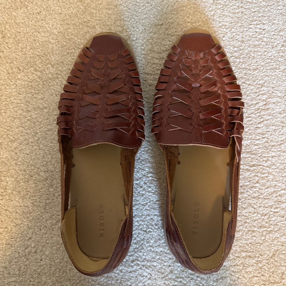 Nisolo Brown Leather Loafers